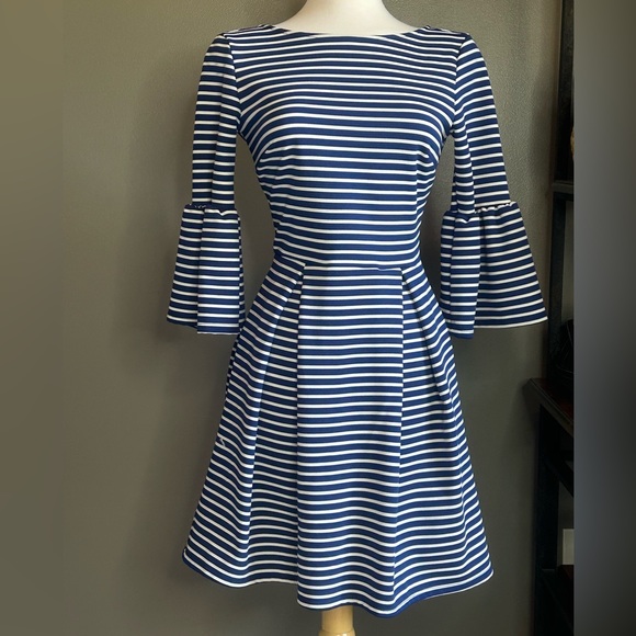 Altar'd State Dresses & Skirts - Altar'd State | Size Small Navy & White Striped Dress